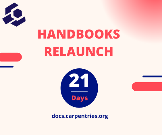 Handbooks relauch countdown